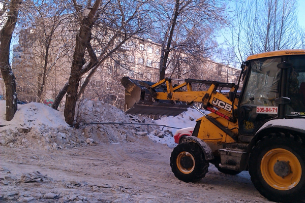 Чистка дорог от снега